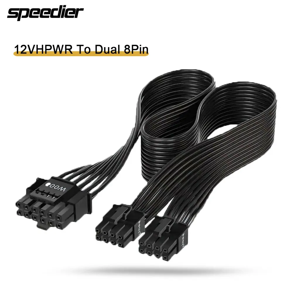 Dual 8Pin To 16Pin 12Vhpwr Cable - 12VHPWR ATX3.0 PCI-E 5.0 Güç Modüler