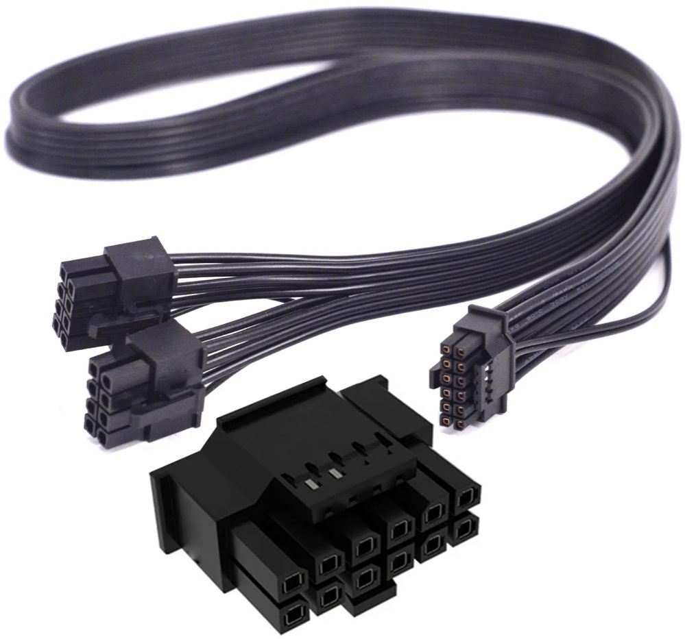 Dual 8Pin To 16Pin 12Vhpwr Cable - Thermaltake PF1 ARGB 850W 1000W 1050W