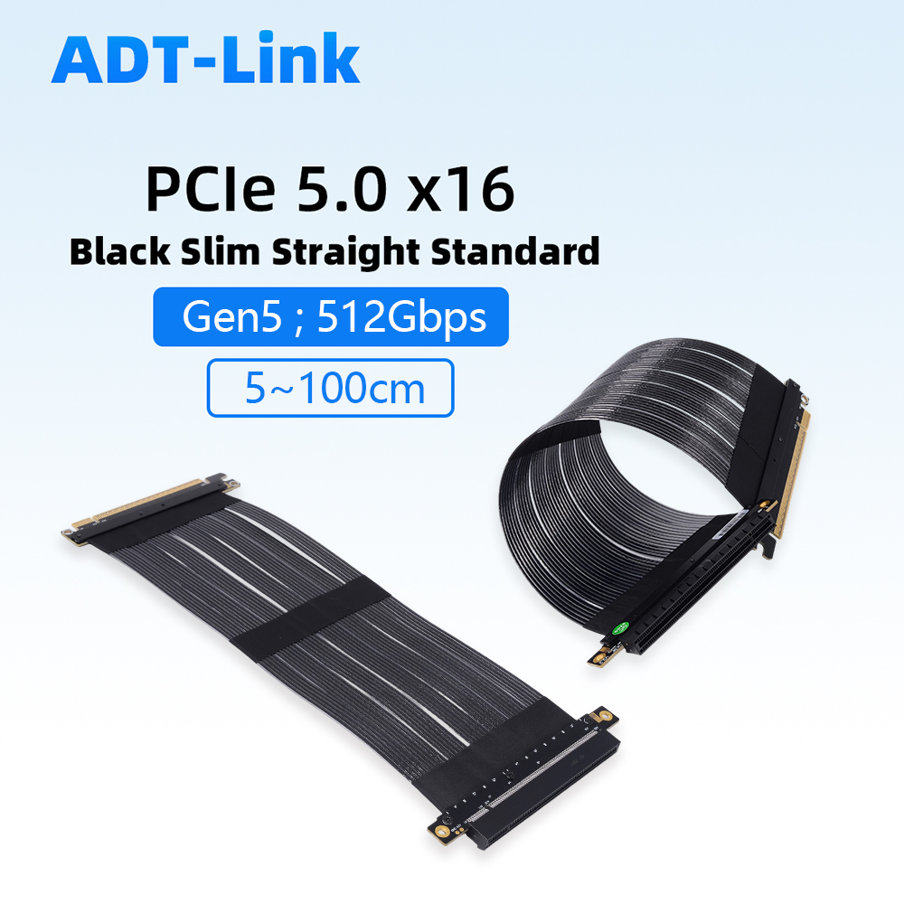 Pcie 5.0 Gpu Riser Cable - ADT-Link PCIe 5.0 X16 Grafik Kartı