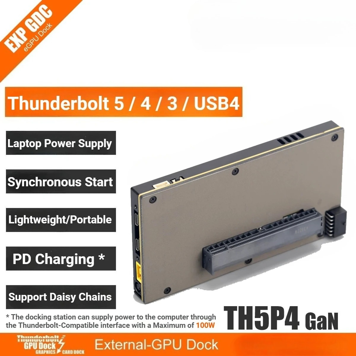 Gpu External Dock Egpu Thunderbolt 4 - Geliştirilmiş TH5P4GaN Dizüstü Bilgisayar Thunderbolt 5/4
