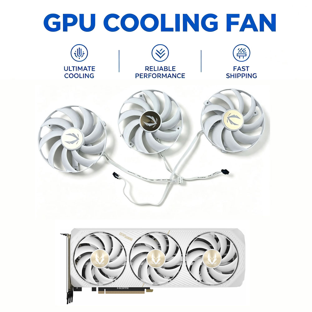 Rtx 5080 16Gb - Soğutma Fanı 96MM 4PIN TF10S12H-15PAA 0.6A