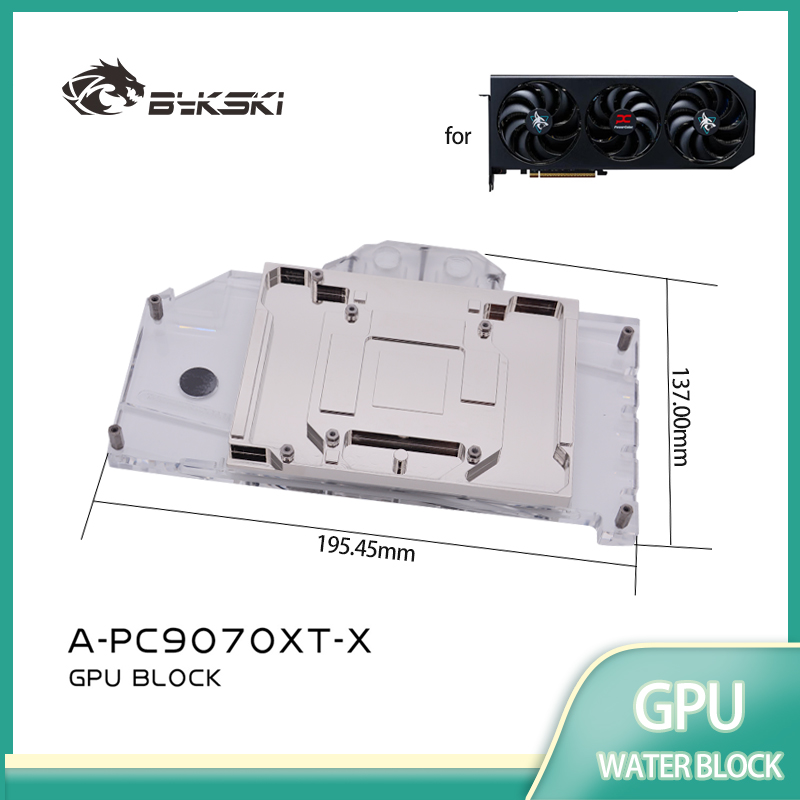 Rx 9070 Xt - Bykski A-PC9070XT-X GPU Blok Kullanımı PowerColor