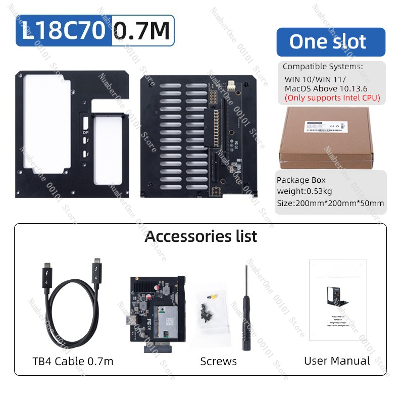 Gpu External Dock Egpu Thunderbolt 4 - L18 Thunderbolt 3 4 GPU Dock
