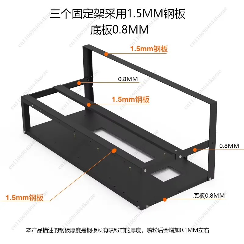 6/8 GPU için Açık Hava Madenci - Gpu Mining Rig Frame 8 Gpu incelemesi ve fiyatı