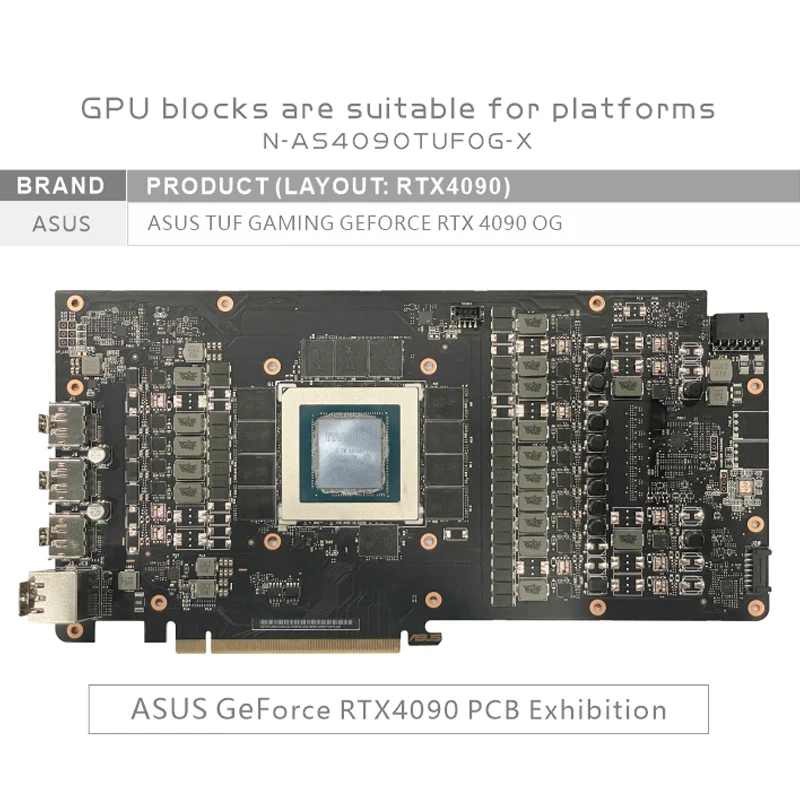Bykski GPU Bloğu ASUS TUF Gami - Rtx 4090 Water Block incelemesi ve fiyatı