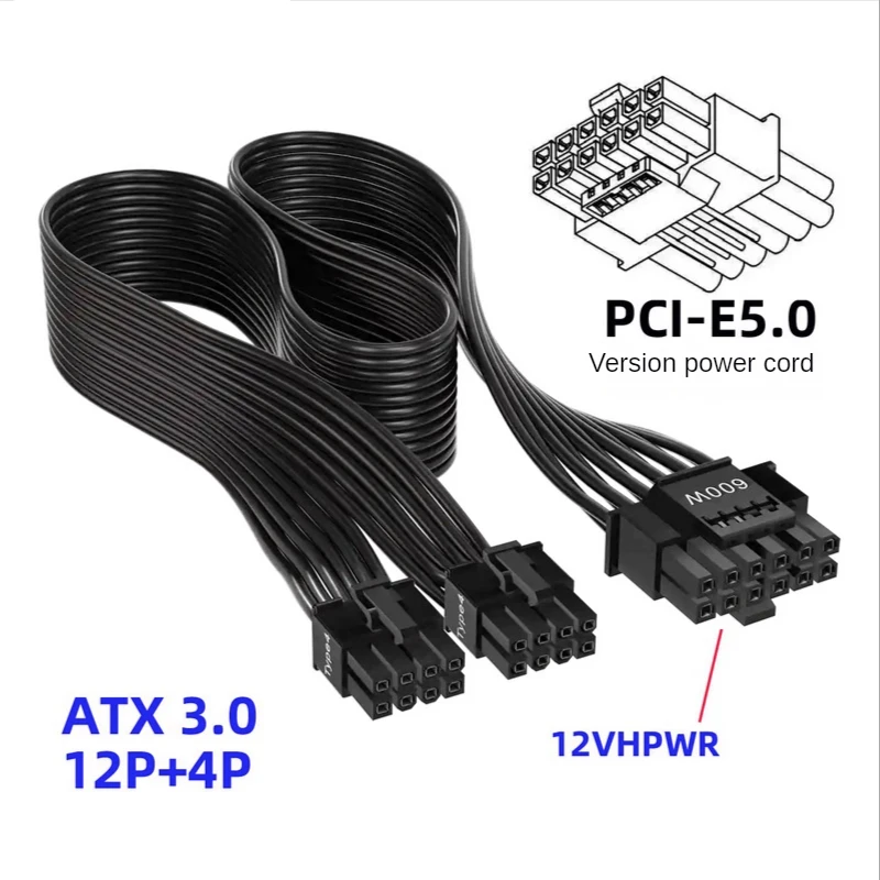 12VHPWR ATX3.0 PCI-E 5.0 Güç M - Dual 8Pin To 16Pin 12Vhpwr Cable incelemesi ve fiyatı