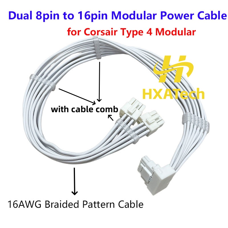 Yüksek Kaliteli 16AWG Örgülü D - Dual 8Pin To 16Pin 12Vhpwr Cable incelemesi ve fiyatı