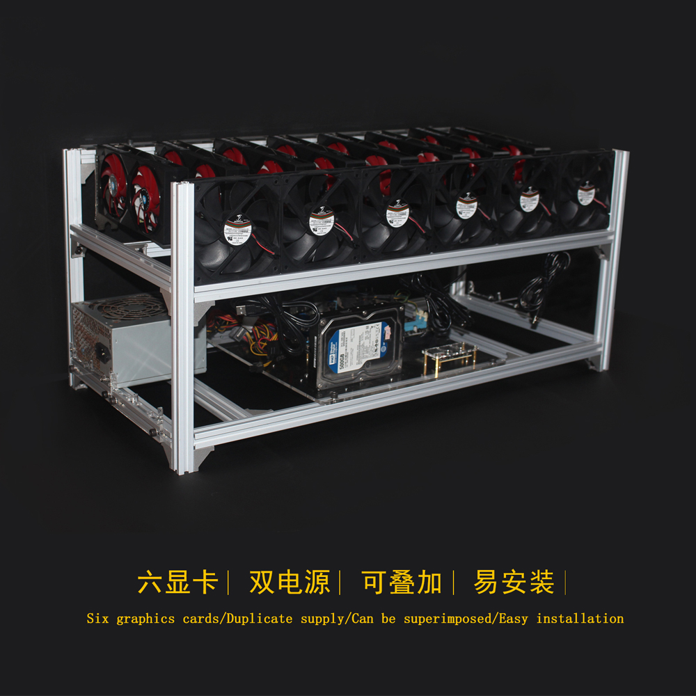 6 8 12 19 GPU Madenci Madencil - Gpu Mining Rig Frame 8 Gpu incelemesi ve fiyatı