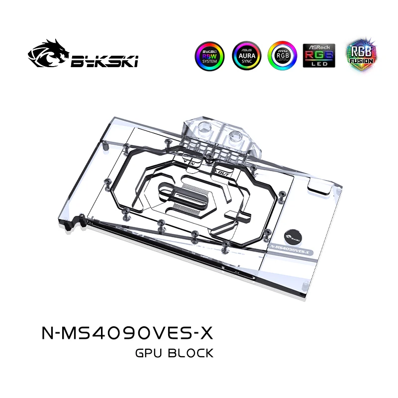 Bykski GPU Bloğu, MSI GeForce  - Rtx 4090 Water Block incelemesi ve fiyatı