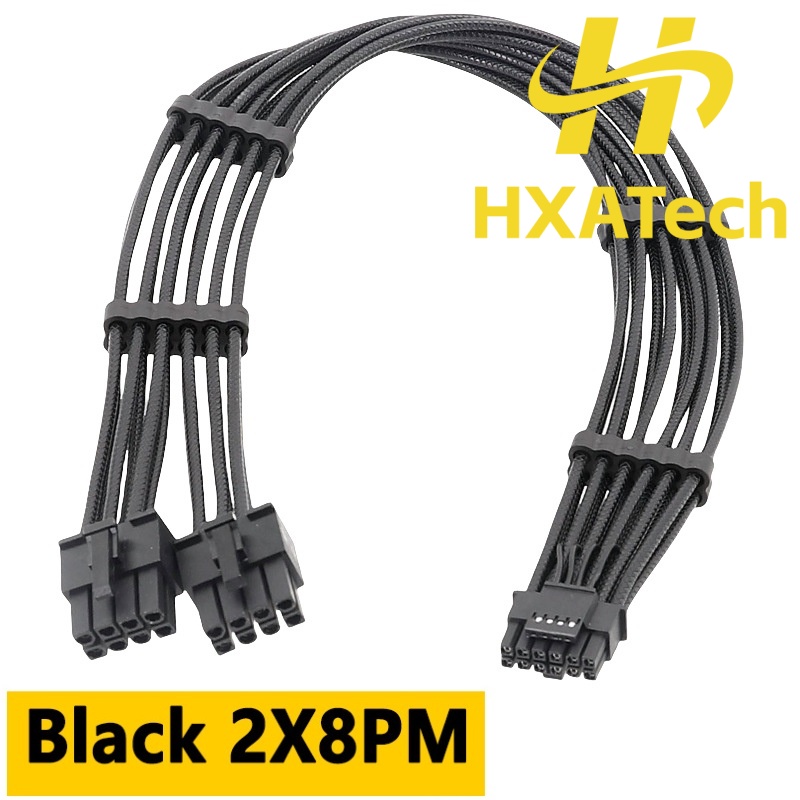 HXATech- 2x8PIN 3X8PIN 4X8PIN  - Dual 8Pin To 16Pin 12Vhpwr Cable incelemesi ve fiyatı
