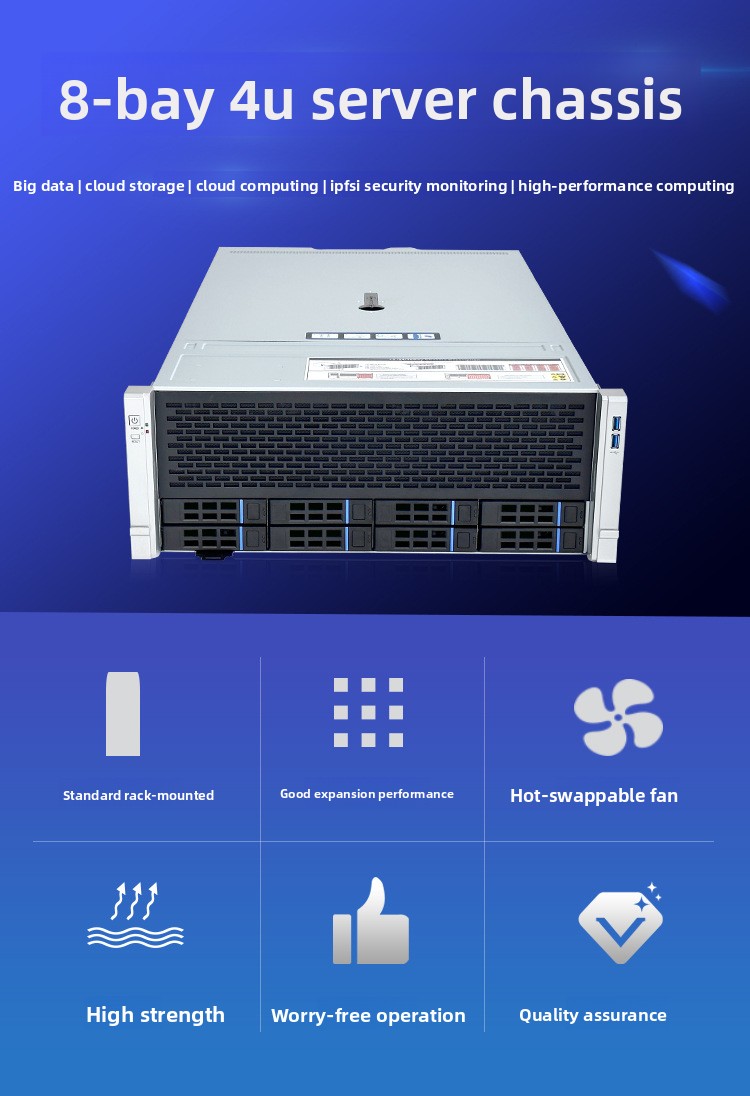 8 Diskli 4U Raf Tipi Çok Diskl - Server Gpu Chassis 4U incelemesi ve fiyatı