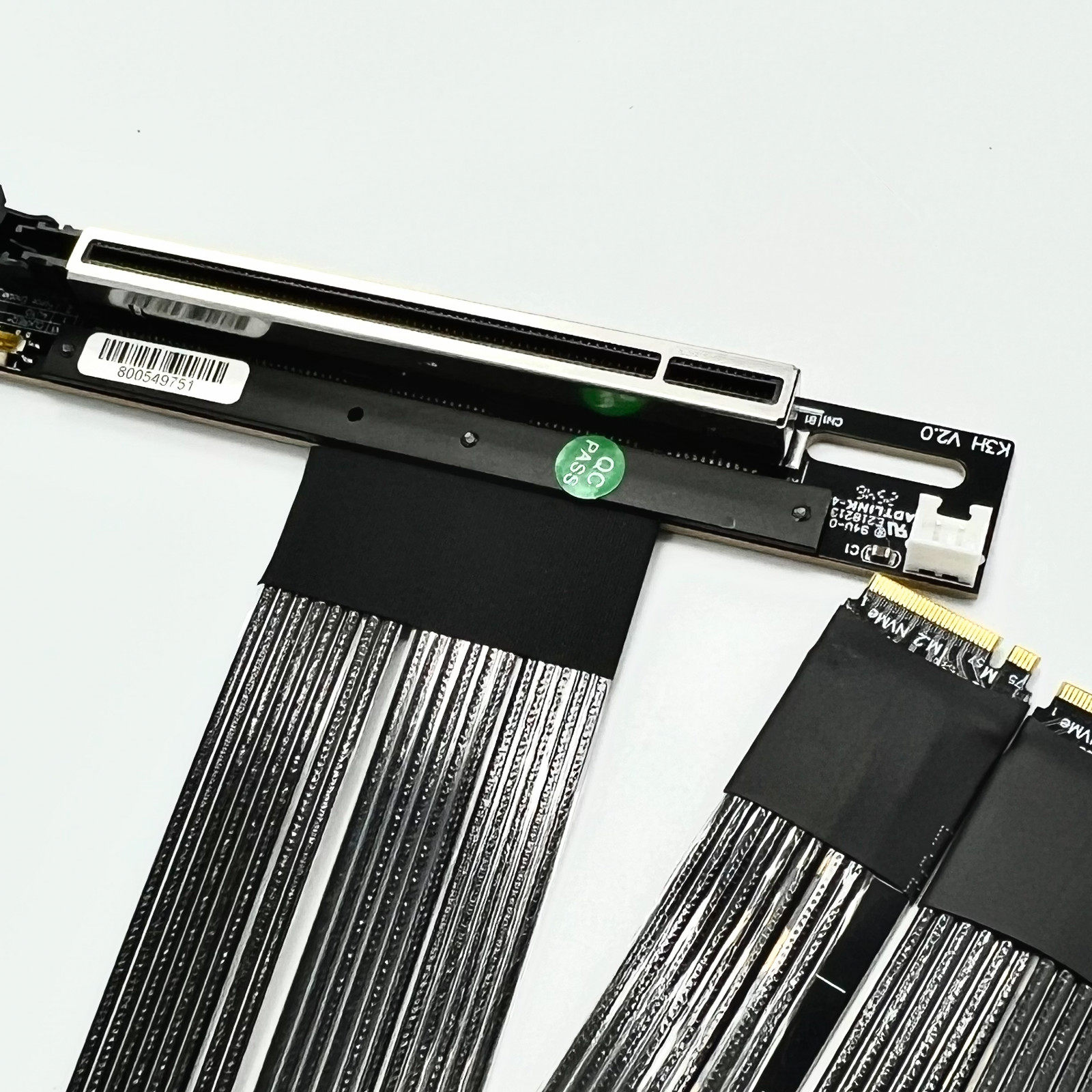 PCIe 5.0 X16 4*M.2 NVMe'den X8 - Pcie 5.0 Gpu Riser Cable incelemesi ve fiyatı