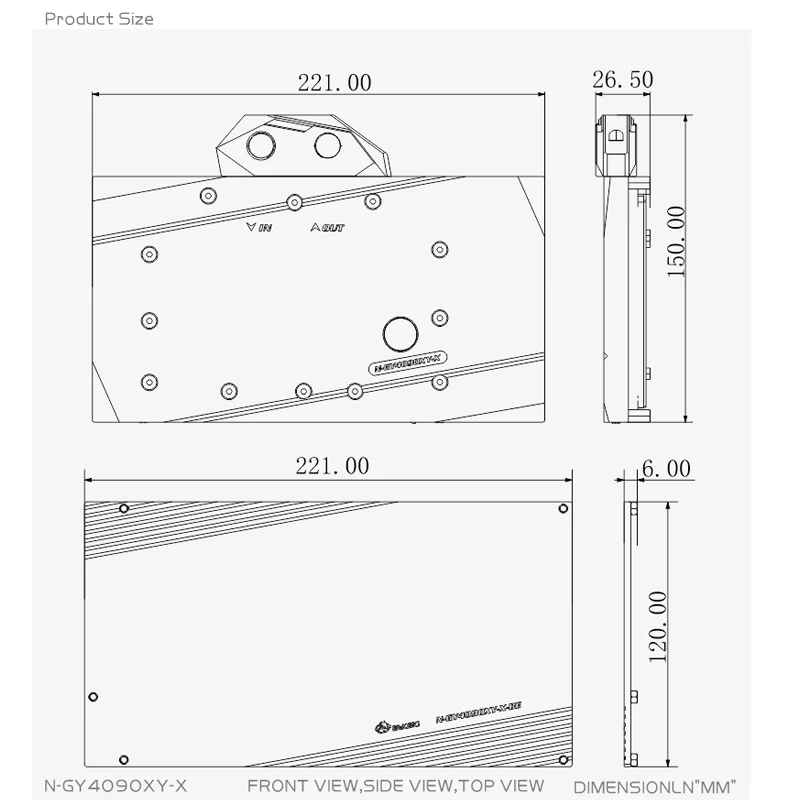 Bykski N-GY4090XY-X GPU Bloğu  - Rtx 4090 Water Block incelemesi ve fiyatı